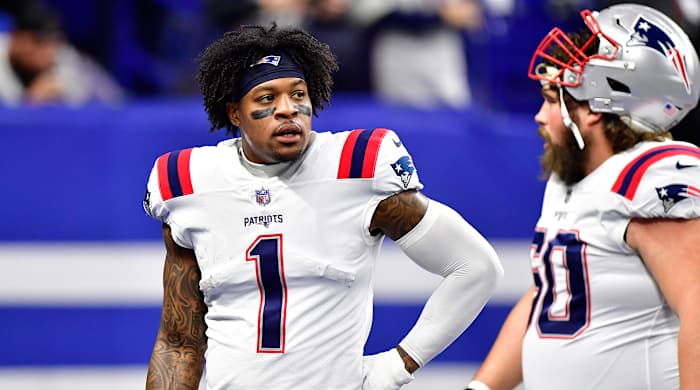 N’Keal Harry with the Patriots.